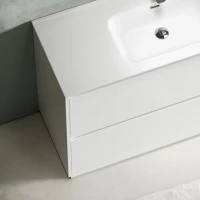 Тумба с раковиной Sancos Libra Floor 120 белый глянец, белая раковина CN7006