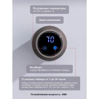 Полотенцесушитель электрический RAGLO R350.51.09 встраиваемый сенсорный с терморегулятором, графит