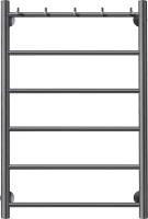 Полотенцесушитель водяной Secado Триада 1 К 80x55 см, графит, лесенка