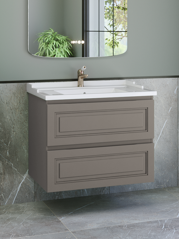 Тумба с раковиной Caprigo Wales 80 айрон