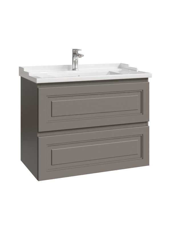 Тумба с раковиной Caprigo Wales 80 айрон