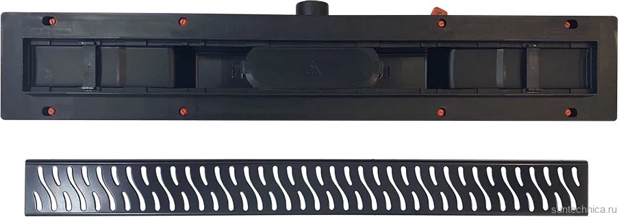 Душевой трап (лоток) Veconi Harmony B 850 черный матовый