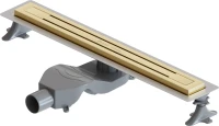 Душевой трап (лоток) Boheme Premium Trendy 60 см, золото