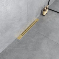 Душевой трап (лоток) Boheme Premium Trendy 60 см, золото