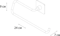 Полотенцедержатель Fixsen Square FX-93110C Полотенцедержатель Fixsen Square FX-93110C