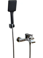 Смеситель для ванны с душем Bronze de Luxe Element EL03CB хром, черный