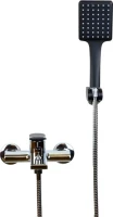 Смеситель для ванны с душем Bronze de Luxe Element EL03CB хром, черный