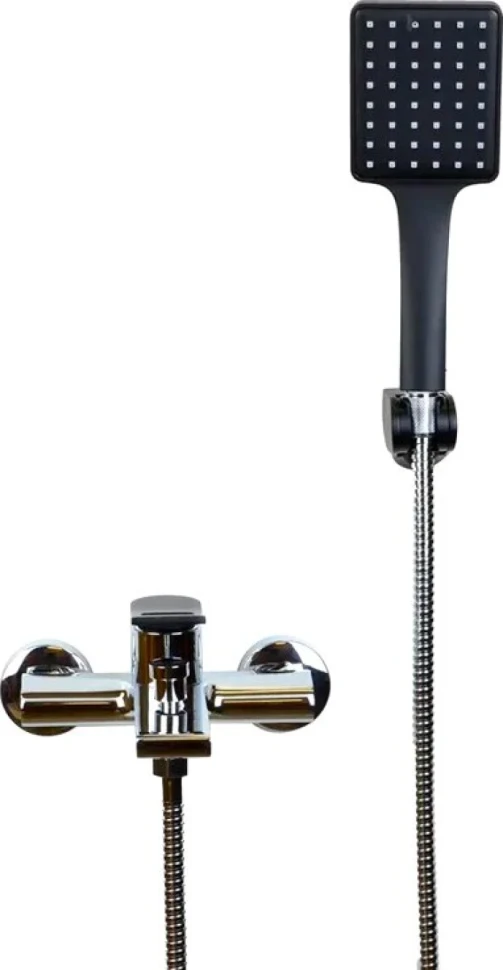 Смеситель для ванны с душем Bronze de Luxe Element EL03CB хром, черный