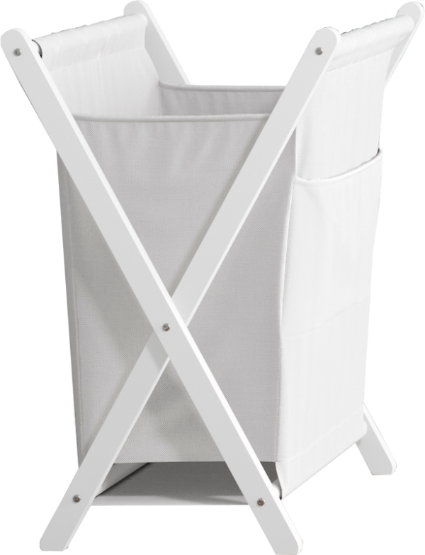 Корзина для белья Wasserkraft Nau WB-773-L белая