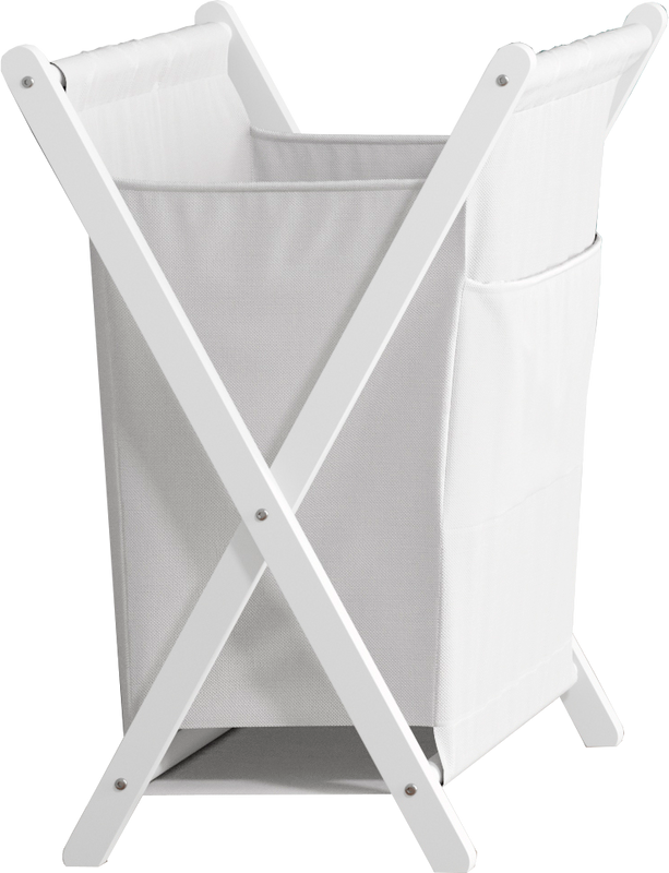 Корзина для белья Wasserkraft Nau WB-773-L белая