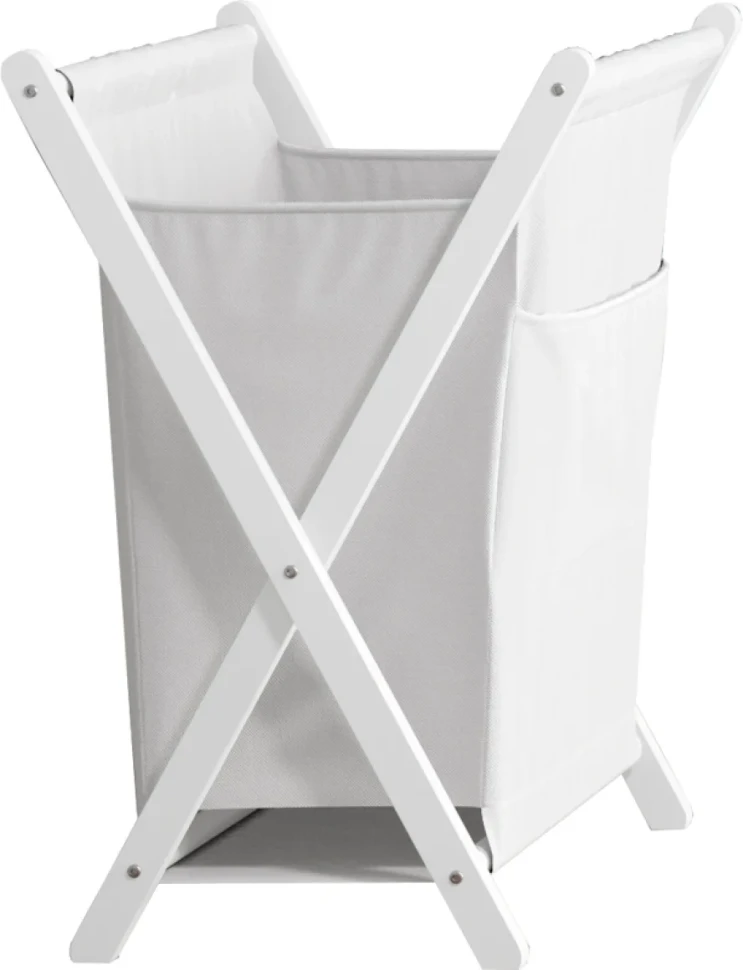 Корзина для белья Wasserkraft Nau WB-773-L белая