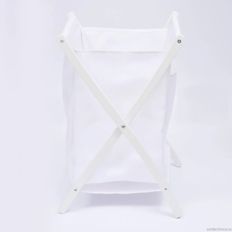 Корзина для белья Wasserkraft Nau WB-773-L белая