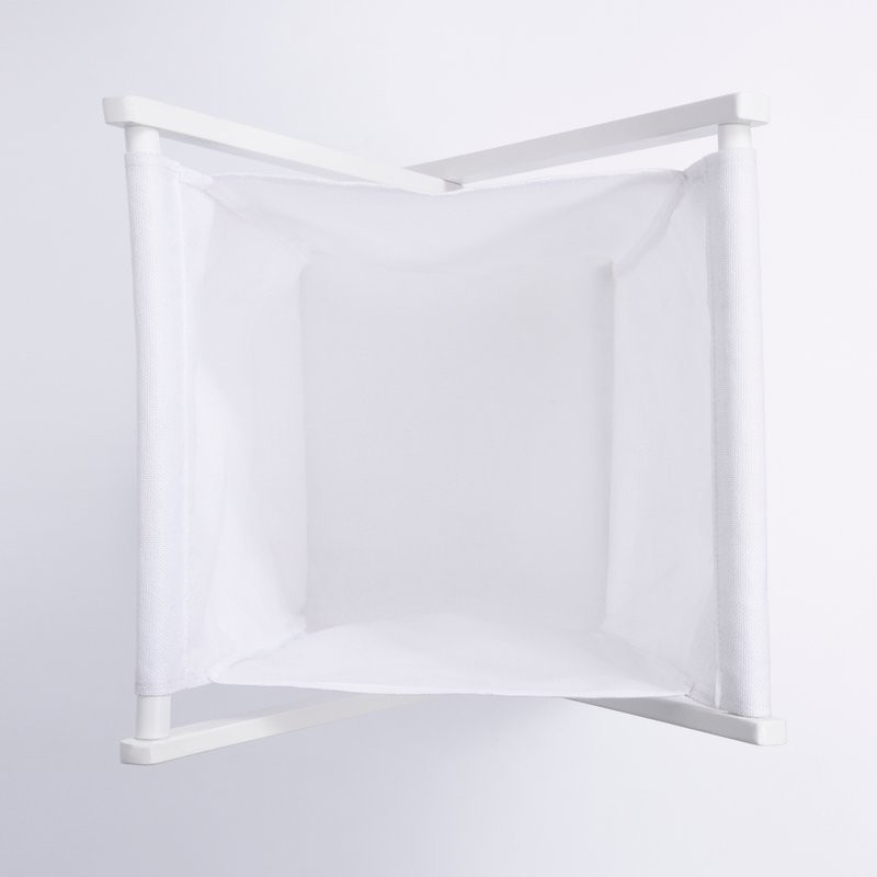 Корзина для белья Wasserkraft Nau WB-773-L белая