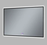 Зеркало Grossman Pragma-норма Black 100 с подсветкой, с антизапотевателем