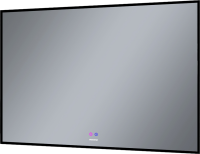 Зеркало Grossman Pragma-норма Black 100 с подсветкой, с антизапотевателем