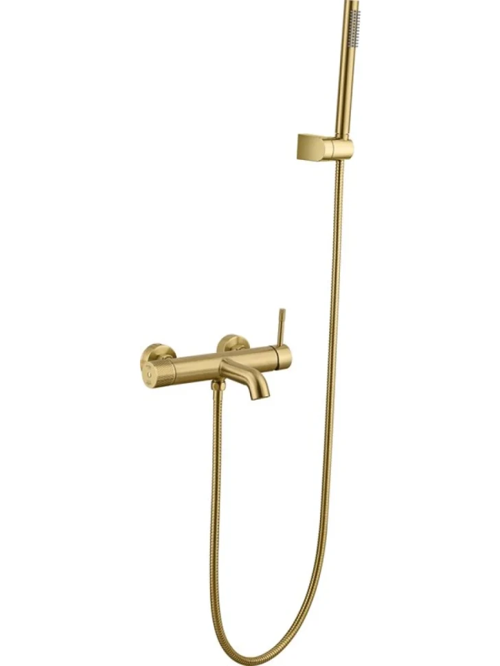 Смеситель для ванны с душем Boheme Uno 463-MG matt gold