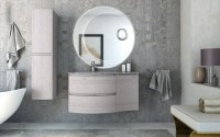 Тумба с раковиной Cezares Vague 104 L rovere sbiancato