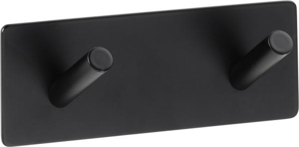 Крючок Bemeta Easy 163106270 двойной, черный матовый