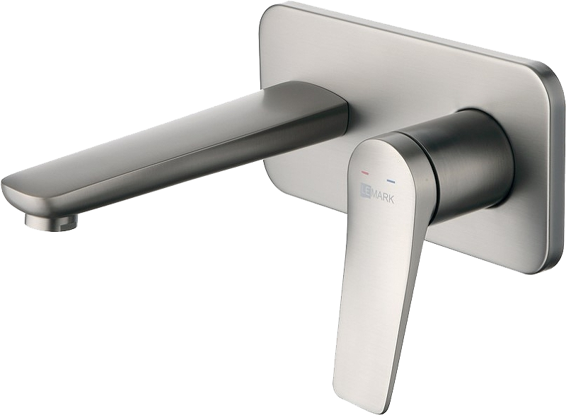 Смеситель для раковины Lemark Bronx LM3726GM С ВНУТРЕННЕЙ ЧАСТЬЮ  графит