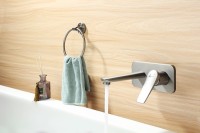 Смеситель для раковины Lemark Bronx LM3726GM С ВНУТРЕННЕЙ ЧАСТЬЮ  графит