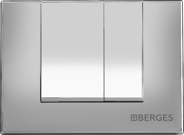 Комплект Berges Novum 043247 кнопка хром глянцевый