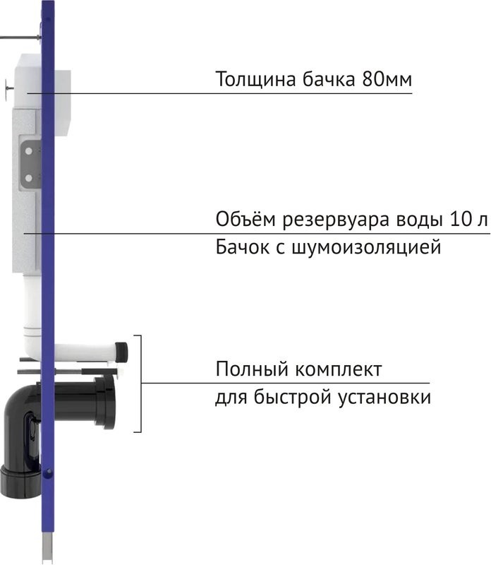 Комплект Berges Novum 043247 кнопка хром глянцевый