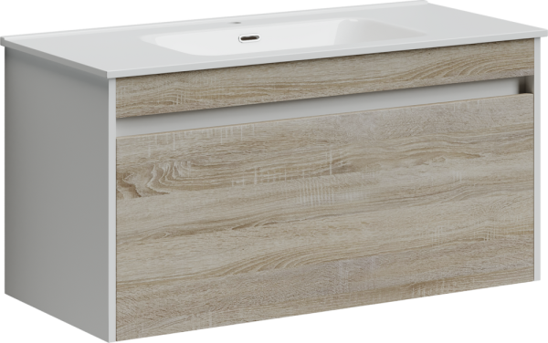 Тумба под раковину Sancos Smart 99 см дуб бардолино