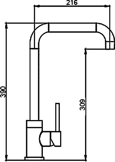 Смеситель для кухни Seaman Eco Glasgow SSN-3026