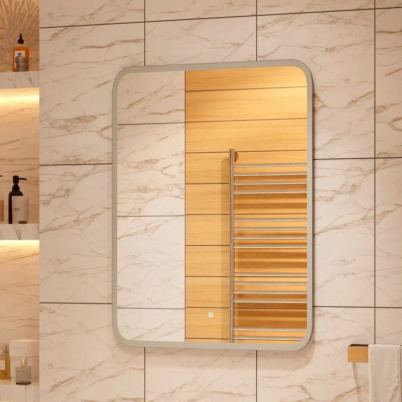 Зеркало CONTINENT Glamour 70х100 с подсветкой