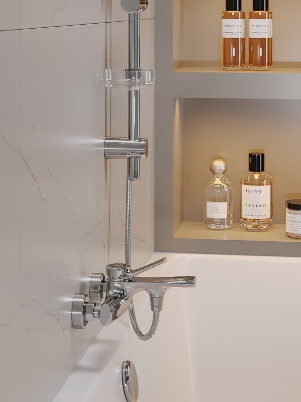 Смеситель для ванны с душем Orange Organic M27-100cr