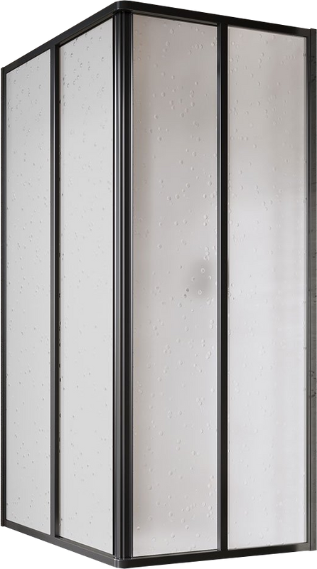 Душевой уголок Ravak Supernova SRV2-75 195 S Pearl, профиль черный