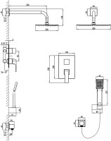Душевой комплект Lemark Unit LM4529C С ВНУТРЕННЕЙ ЧАСТЬЮ