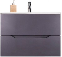 Тумба под раковину Orange Line 80, графит матовый