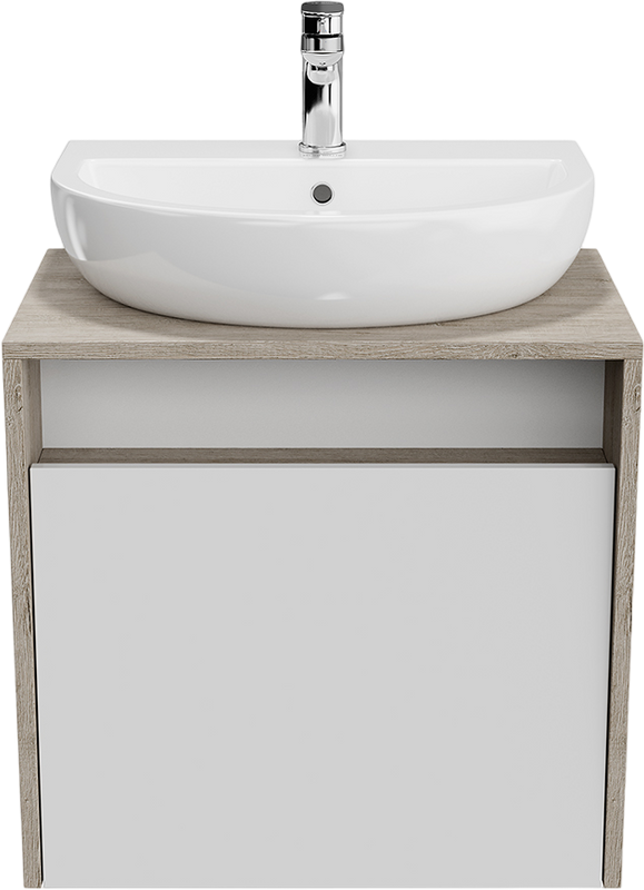 Мебель для ванной комнаты KERAMA MARAZZI Pro 60 дуб орегон, белая