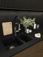 Мойка кухонная Emar Quartz EMQ-2665.PL Морион