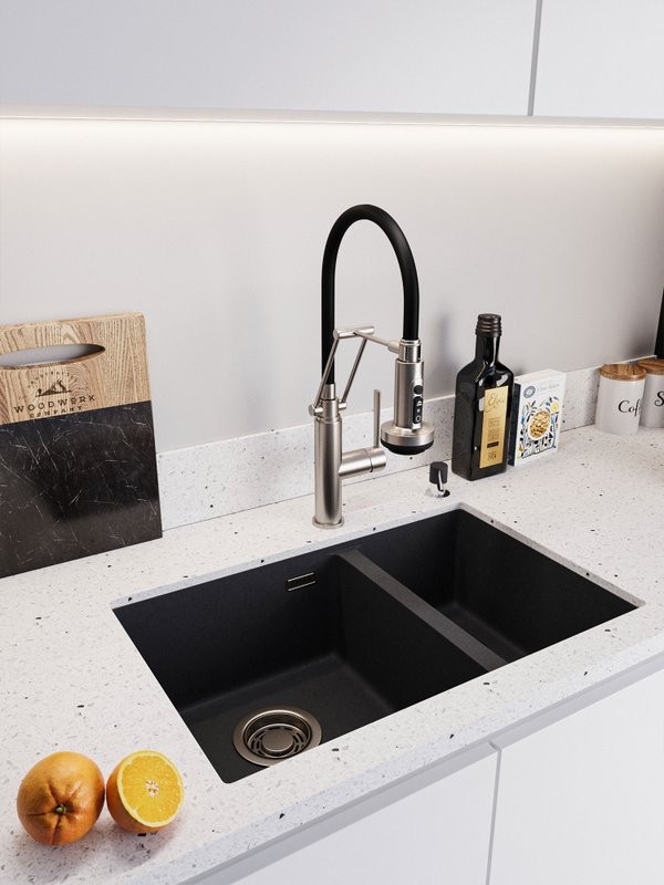 Мойка кухонная Emar Quartz EMQ-2665.PL Морион