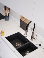 Мойка кухонная Emar Quartz EMQ-2665.PL Морион Мойка кухонная Emar Quartz EMQ-2665.PL Морион