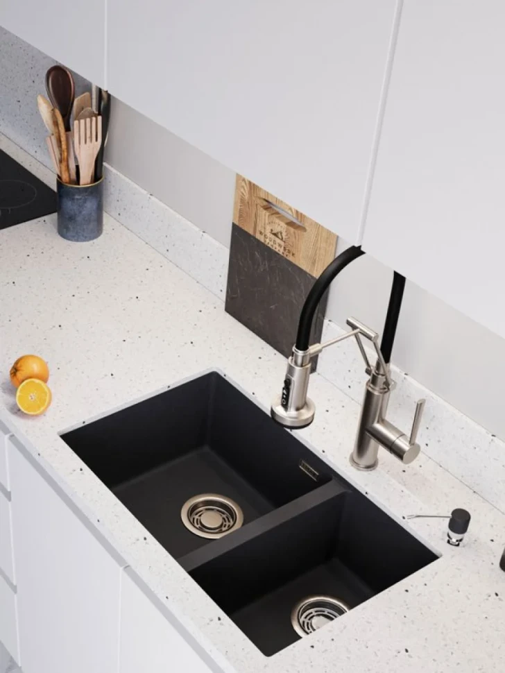 Мойка кухонная Emar Quartz EMQ-2665.PL Морион