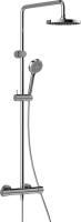 Душевая стойка Kludi Logo Dual Shower System 6809405-00 с термостатом, хром