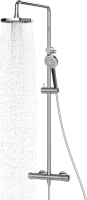 Душевая стойка Kludi Logo Dual Shower System 6809405-00 с термостатом, хром