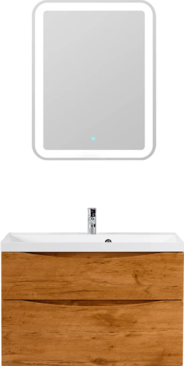 Мебель для ванной комнаты BelBagno Marino H60 rovere nature, 90 см