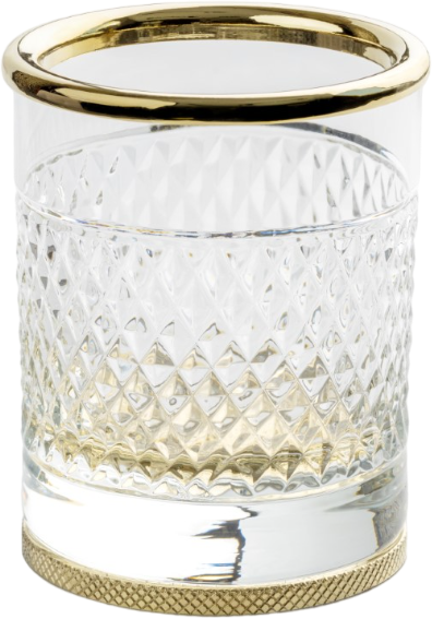 Стакан Boheme Aura 10252-G gold