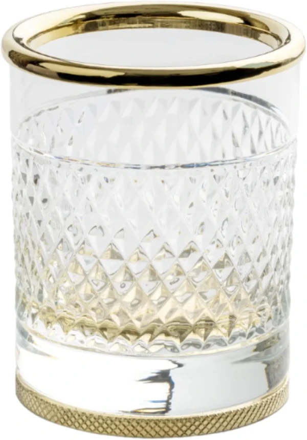 Стакан Boheme Aura 10252-G gold