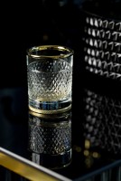 Стакан Boheme Aura 10252-G gold