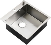 Комплект Мойка Melana ProfLine R5050H в комплекте с дозатором, сатин + Измельчитель Bone Crusher BC 810-SL Slim Line