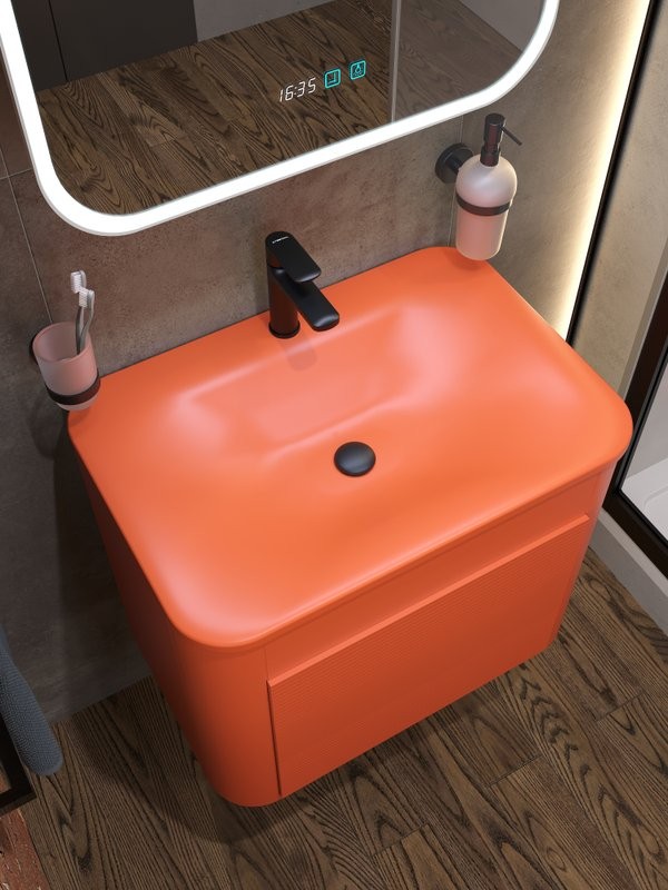 Смеситель для раковины STWORKI Хадстен S17010BK матовый черный