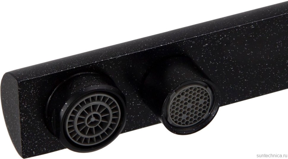 Смеситель для кухни Kaiser Decor 40144-2 черный мрамор