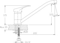 Смеситель для кухни Haiba HB13 HB4813