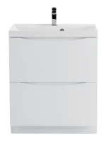 Тумба под раковину без столешницы BelBagno Marino 70 наполная, bianco lucido