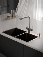 Мойка кухонная РМС MR-7843BL черная Мойка кухонная РМС MR-7843BL черная